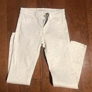J Brand Skinny Leopard Jeans